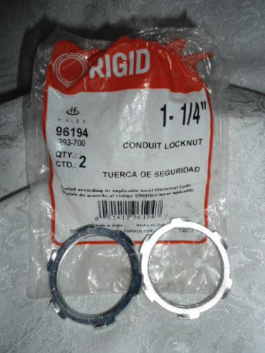 1 1/4 rigid conduit locknut qty 2 for sale