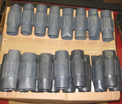 Lot of 22 ocal 1 1/2&#034; pvc coated rigid conduit couplings l@@k for sale