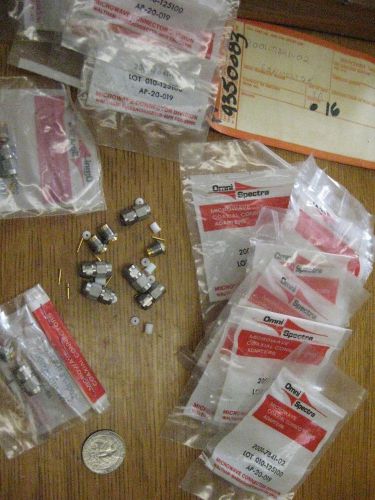 (10+) pieces Lot of  Omni Spectra Microwave Connectors p/n AP-20-019   htf New