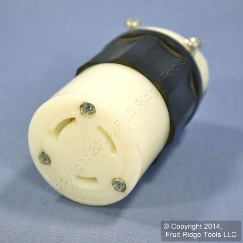 Leviton twist locking connector turn lock nema l12-30p 30a 480v 3? bulk 2683 for sale