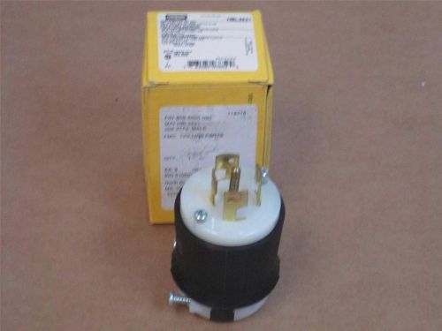 Hubbell  hbl2521   insulgrip twist-lock plug; 277/480 vac; 20a; 4 pole; 3 phase for sale