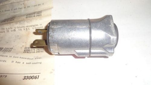 Appleton Hazardous Location 20 Amp PLUG 125VAC 1 HP ECP-2023 Model B U-LINE