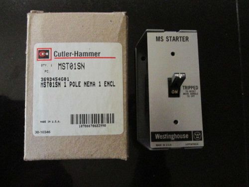 Cutler hammer mst01sn manual motor starter switch nib westinghouse for sale