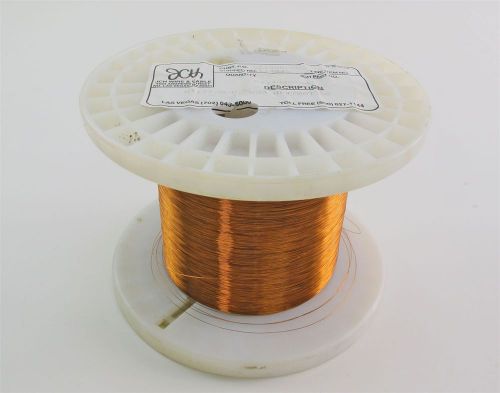 Lot of (1) jch open reel of copper magnet wire - p/n: m1177/6-02c033 for sale