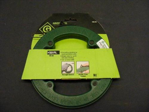 New greenlee 438-5h steel fish tape 50&#039; x 1/8&#034; x .045&#034; for sale