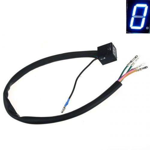 Hottest Motorcycle Accessory Blue LED Universal Digital Display Gear Indicator