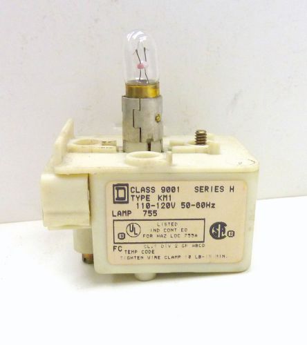 Square d 72523 fingersafe light module series-h 110/120v 50/60hz *new* for sale