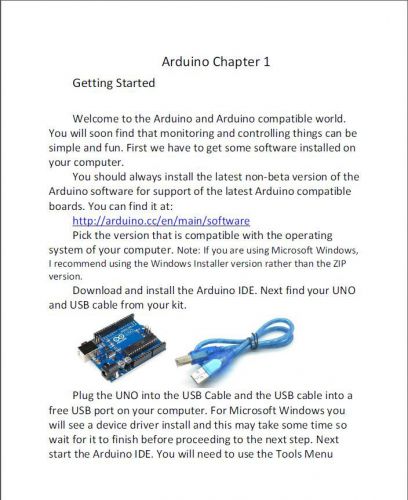 Arduino Beginners Class with UNO R3 and all electronic parts included