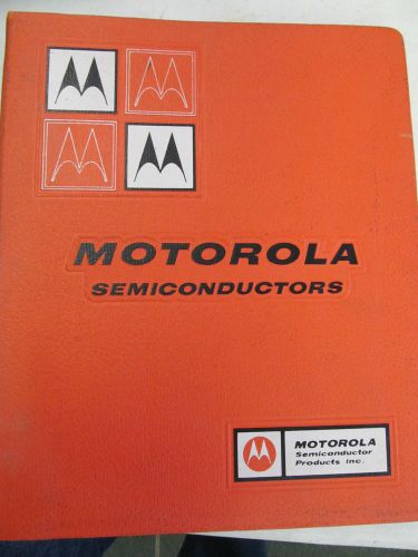 MOTOROLA SEMICONDUCTORS DATA SPECIFICATIONS GUIDE BOOK CIRCA 1960