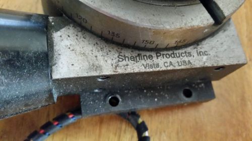 Sherline cnc rotory table with four jaw chuck
