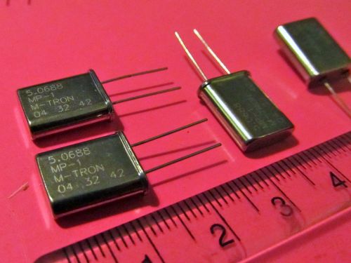 Crystal Oscillators,M-TRON,5.0688MHz,2-Pin Metal,Thru-Hole,4 Pcs