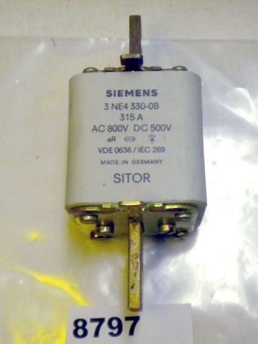 (8797) Siemens Fuse 3 NE4 330-OB 315A 800V