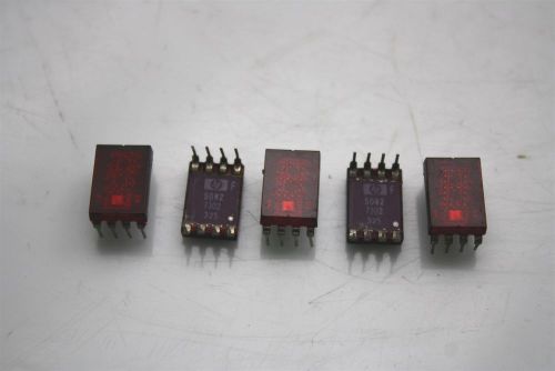5x hp 5082-7302 mini led digit indicator display 0-9 test state - sign numeric for sale
