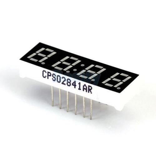 10pcs 0.28&#034; 4 digit red led display common cathode+time for sale