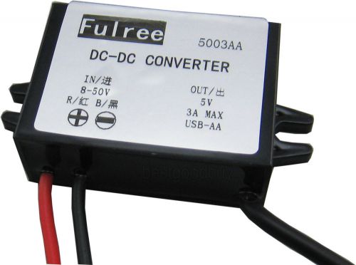 8-50V to 5V 2 USB Female Output DC buck converter Power supply Voltage Regulator