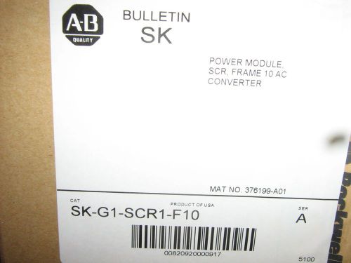 Allen bradley powerflex 700 power module scr converter sk-g1-scr1-f10 (3 scrs) for sale