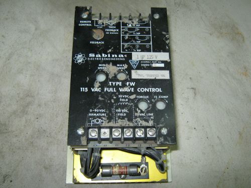 (q4-3) 1 sabina electric fw dc drive  2000-30 for sale