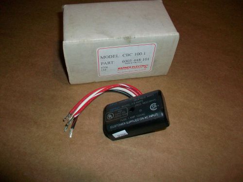 Warner electric clutch start stop module cbc 100-1   new in box for sale