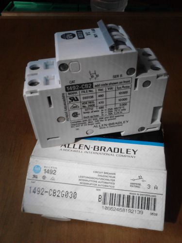 Allen Bradley Circuit Breaker 3A 1492-CB2G030
