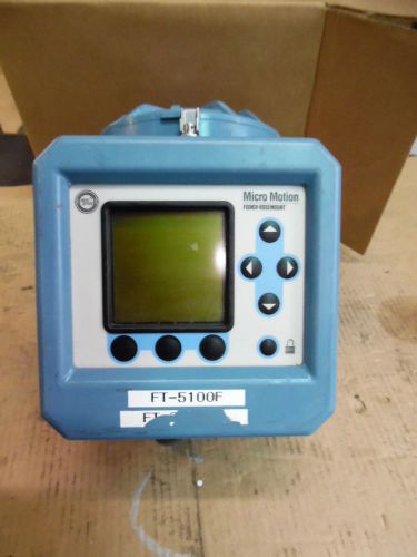 MICRO MOTION FLOW TRANSMITTER, 3700A2A04DUEZZZ, SN: 2184996, FT-5100F, USED