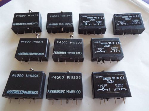 Gordos model oac5a relay 3a @ 280vac (set of 10) new condition no box for sale