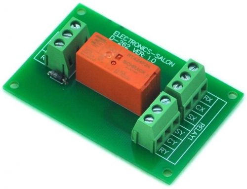 Passive bistable/latching dpdt 8 amp power relay module, 24v version, rt424f24 for sale
