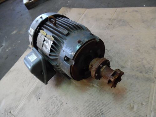 Baldor super-e motor, 10 hp, 460 volts, rpm 3450, fr 215tc, sn: f0705116283,used for sale