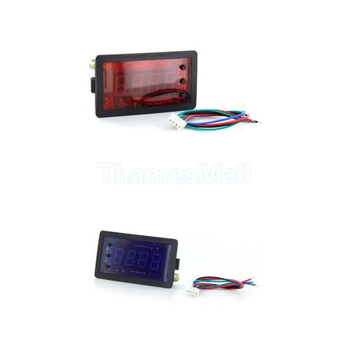 0.56&#034; red blue led display 0-9999 up/down digital counter totalizer meter dc 12v for sale