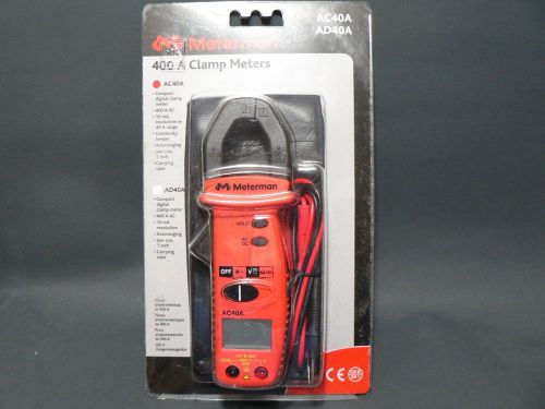 Meterman ac40a compact digital clamp meter new &#034;free us shipping&#034; &#034;us seller&#034; for sale
