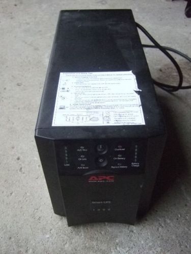Apc smart-ups 8 outlet tower backup power supply 1000va local pickup only for sale