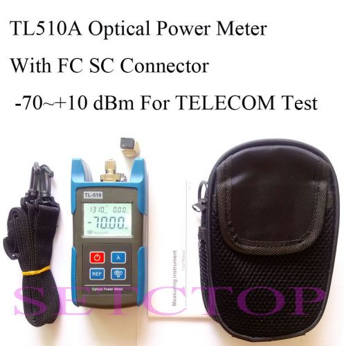 Tl510a optical power meter -70~+10 dbm with fc sc connector for telecom test for sale