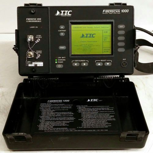 Ttc jdsu acterna fiberscan 1000 optical fiber analyzer for sale