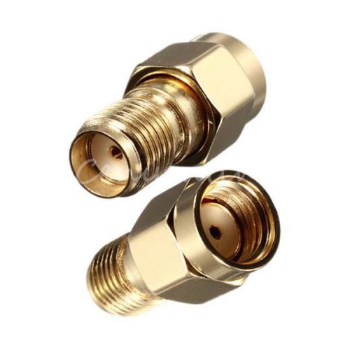 SMA Female Jack to RP-SMA Male Jack Center RF Coaxial Adapter Connector