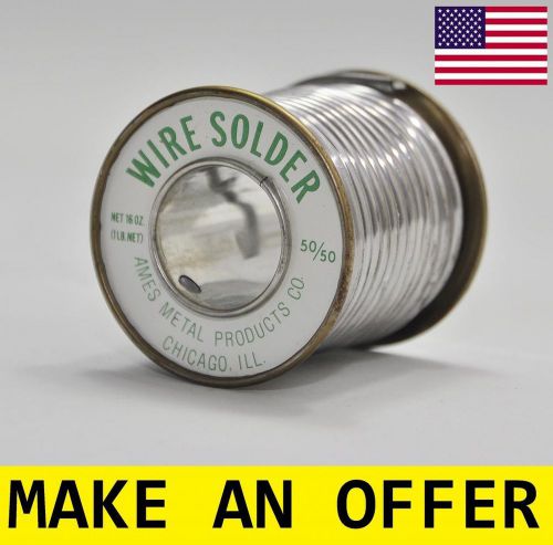 Nib usa wire solder electrical plumbing ames 1 pound for sale