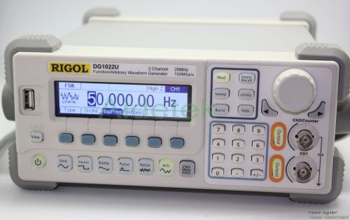 RIGOL DG1022U DG1022A Arbitrary Waveform Function Generator AWG 25Mhz 2 chs FG