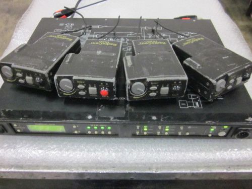Telex BTR and TR intercom. (1) btr 800, (4) TR800 C6 band 2ch intercom system.