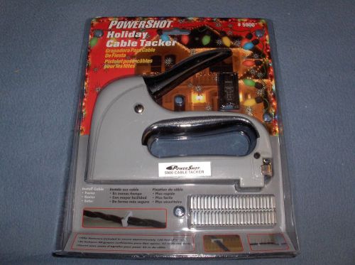 POWERSHOT  HOLIDAY CABLE TACKER  MODEL# 5900    NEW IN PLASTIC SHELL