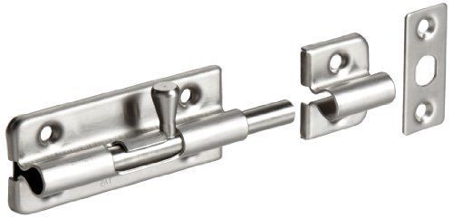 Stainless steel 304 spring loaded barrel bolt  satin finish  non locking  2-23/6 for sale