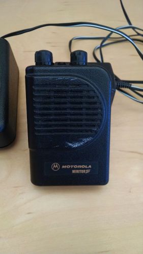 Motorola Minitor III VHF Pager w/Charger Fire,EMS