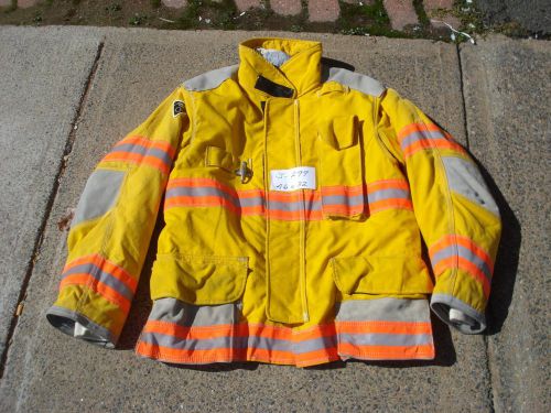 46x32 Jacket Coat Firefighter Bunker Fire Gear LION JANESVILLE......J299