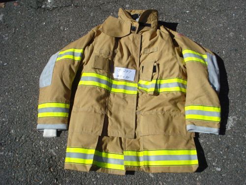 42x35 Jacket Coat Firefighter Bunker Fire Gear GLOBE GXTREME ....J297 Read