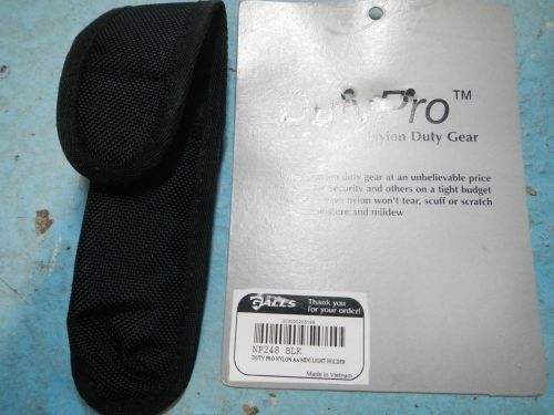 Galls duty pro aa mini flashlight holder black nylon for sale