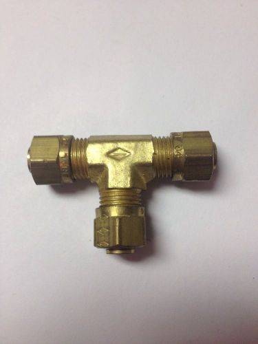 Imperial brass union tee 1/4&#034; compression for sale