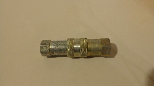 Parker ff-371-6fp hydraulic coupler 3/8 male and female 1 set for sale