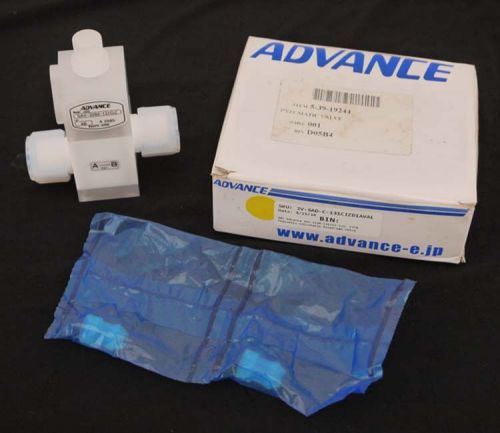 New advance sav-3260-131ciz 1/2&#034; ptfe pneumatic adjustable diaphragm valve for sale