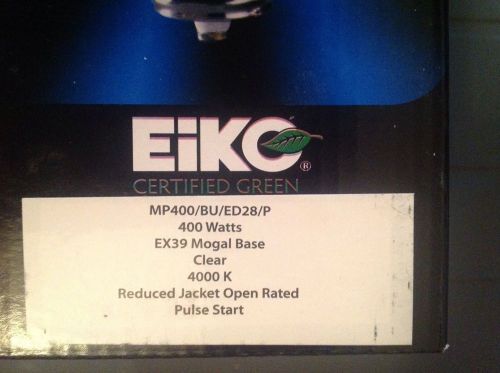 EIKO ARC MASTER METAL HALIDE LIGHT / LAMP BULB MP400/BU/ED28/P