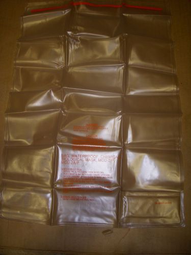 1 WATERPROOF BAG FOR MASK MCU-2/P,2A/P NEW