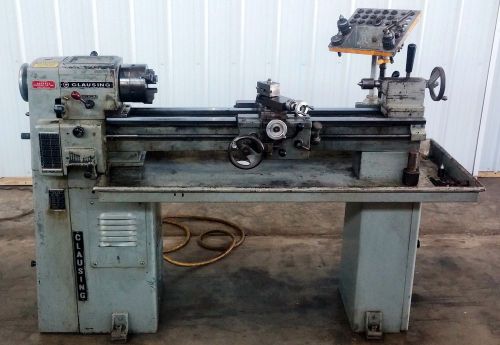 Clausing 10&#034; x 36&#034; model 4900 tool room engine lathe w/collets &amp; tooling for sale