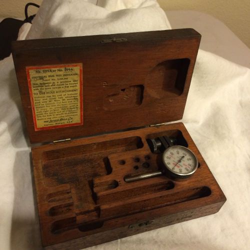 Vintage LUFKIN Rule Co Universal Dial Indicator No 399A or 299A Box &amp; Some Parts