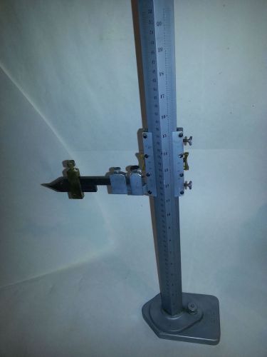 Chesterman sheffield no 369 20 1/2&#034; /metric- 520 mm height gauge-scribes &amp;clamps for sale